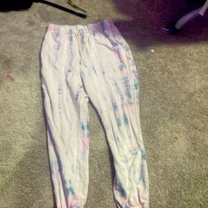 Pinkish blue color fairly worn